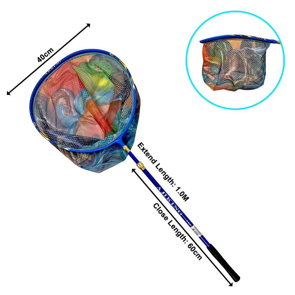 Ajiking Pro Landing Net (Graphite)