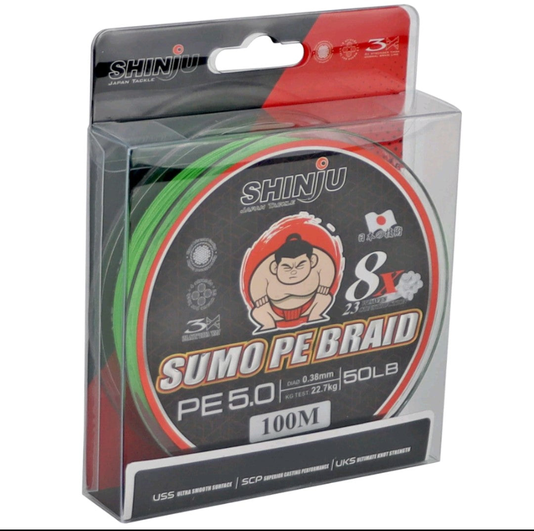 Sumo PE Braid 8X (100m-250m) (15-60LB)