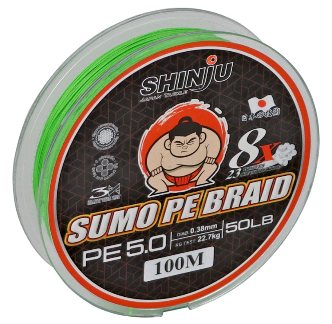 Sumo PE Braid 8X (100m-250m) (15-60LB)