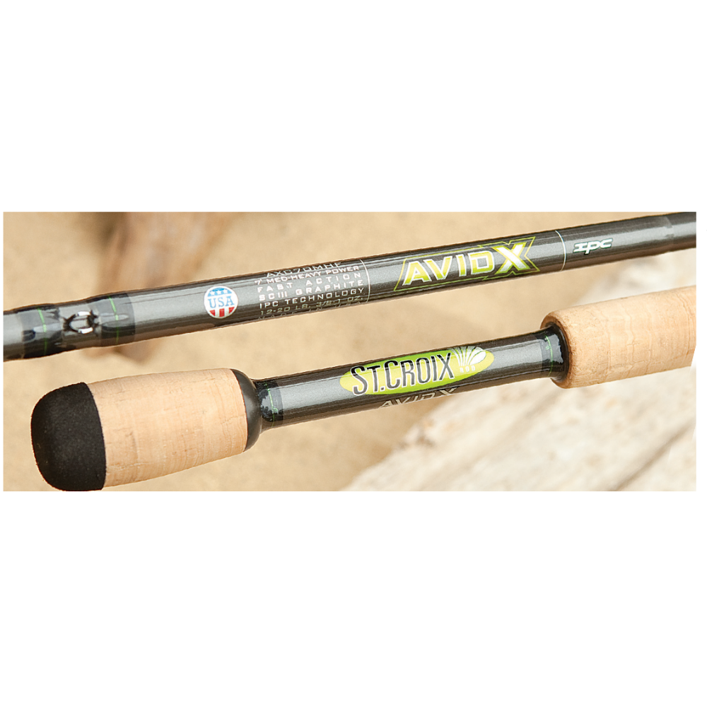 st croix avid vs avid x casting rod St. Croix Avid Series X – Tce Tackles