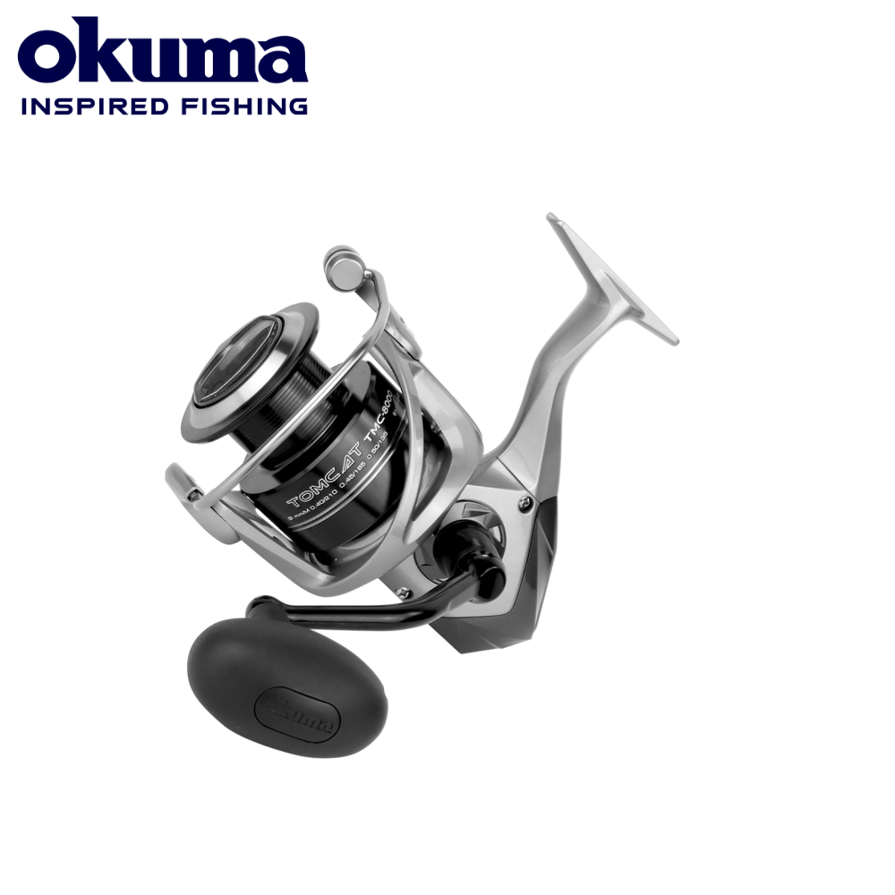 Okuma Moulinet Silure Tomcat TMC-3000 - Moulinet Fixe Pêche Au Leurre 3000 FD, 6+1 Roulements, 5.0:1, 230g